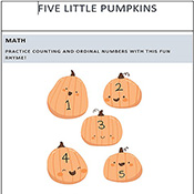 Five Little Pumpkins